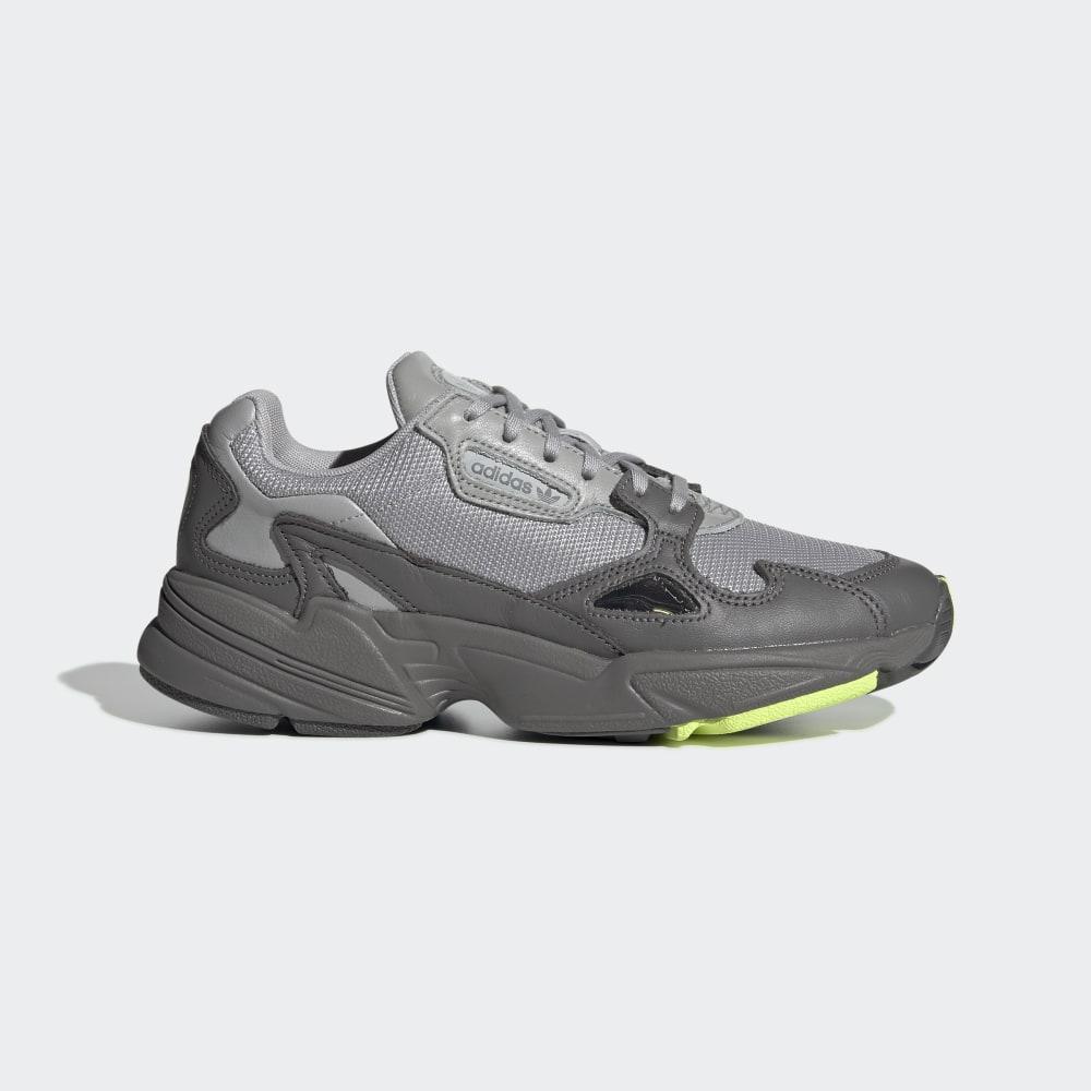 Adidas Falcon Hrvatska - Ženske Originals - Sive/Žute (ZCRXGL320)